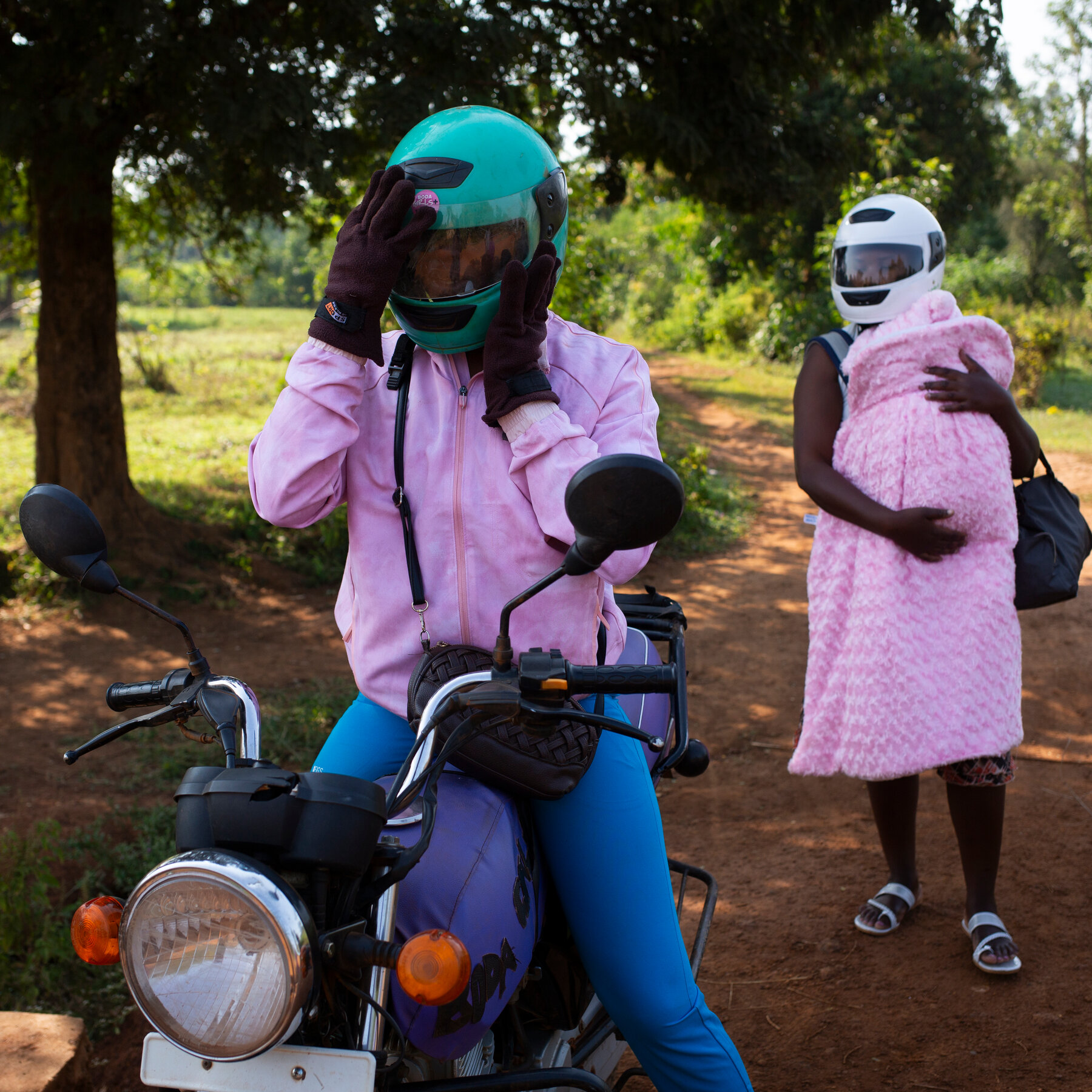 Where the Taxis Are Motorcycles, and the Drivers Are Women