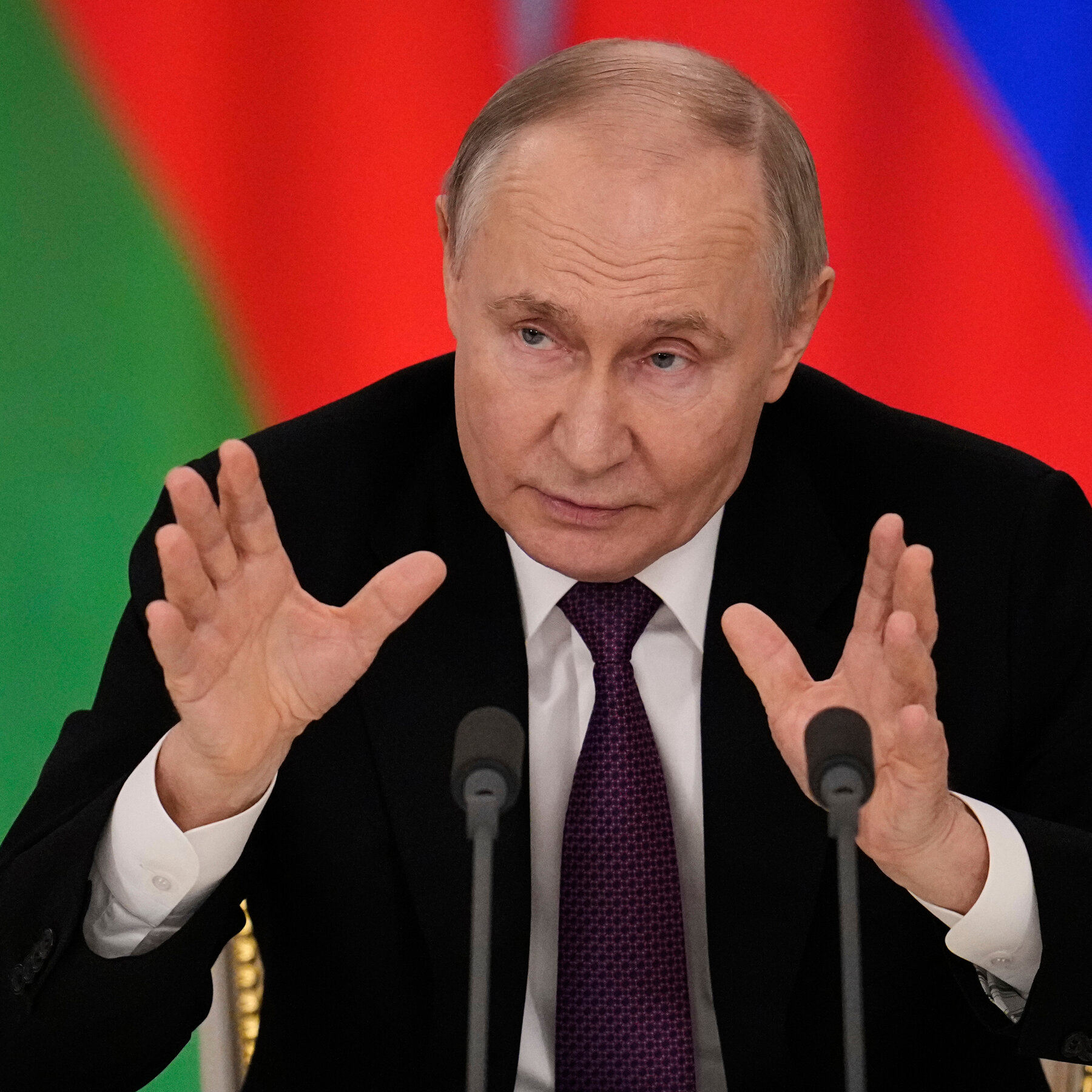 Live Updates: Putin Stops Far Short of Agreeing to a Cease-Fire, but Says He Is Open to One